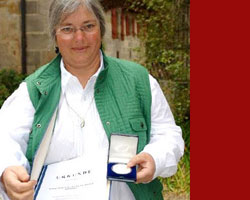 presentation of the medal