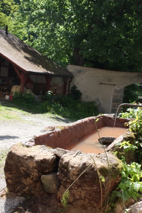 old horse trough